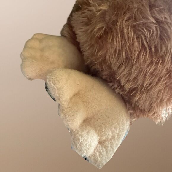 Vintage 1977 Animal Fair Bigfoot Capitan Caveman?? Stuffed Animal Plush 21” - Picture 11 of 12